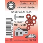 HARTMAN těsnění fíbrové, univerzální, sada č. 78 – Zboží Mobilmania