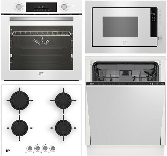 SET Beko BBIM14300WMS + BMGB25333WG + HILG 64220SW + BDIN36535