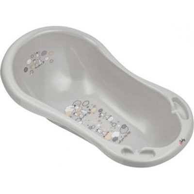 Maltex Baby Dětská vanička zebra šedá 84cm s výpustí – Hledejceny.cz