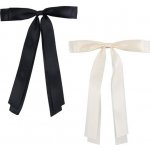 2 kusy dámských mašlí do vlasů, saténové mašle do vlasů, sponky do vlasů s mašlí, sponky do vlasů s – Sleviste.cz