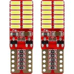 LED AMIO CANBUS 24SMD 4014 T10e (W5W) Bílá 12V / 24V sada - 2 ks. – Zboží Mobilmania