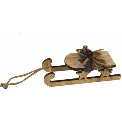 Dekorační sáňky D4225 13 x 5 x 5 cm – Hledejceny.cz