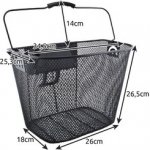 Kovový košík na kolo 23557 – Zboží Mobilmania