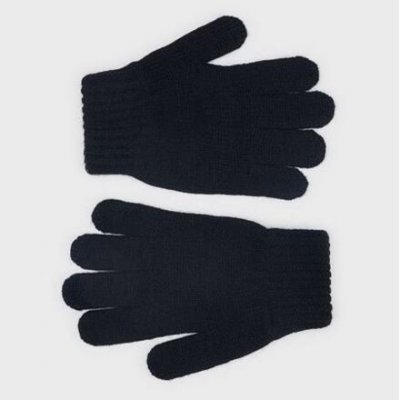 Mayoral dětské pletené prstové rukavice černé – Zboží Mobilmania