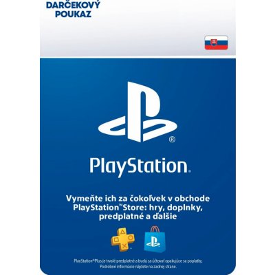 PlayStation dárková karta 150 € SK