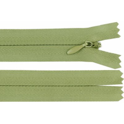 Prima-obchod Spirálový zip skrytý No 3 délka 22 cm, barva 235 zelenkavá tmavá – Hledejceny.cz