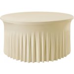 TENTino Elastický ubrus SKIRTING na kulatý stůl 180 cm – Zboží Mobilmania