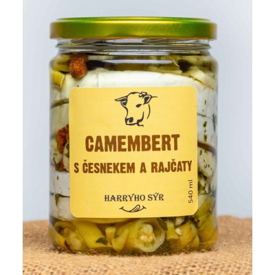 u Harryho Nakládaný Camembert s česnekem a rajčaty 540ml – Zbozi.Blesk.cz