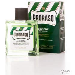 Proraso Green osvěžující voda po holení (Eucalyptus Oil and Menthol) 100 ml