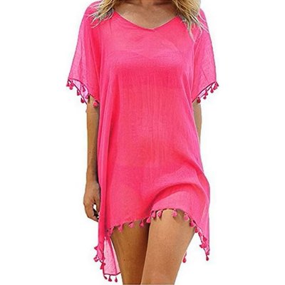 Gaira plážové šaty 6033 tmavě růžová – Hledejceny.cz