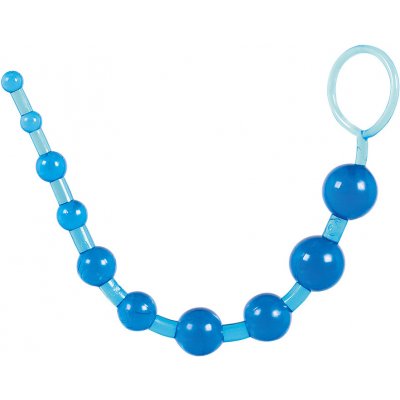 ToyJoy Thai Toy Beads Blue Anální korálky modré – Sleviste.cz