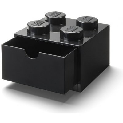 LEGO® stolní box 4 se zásuvkou černý LEGO40201733 – Zboží Mobilmania