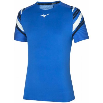 Mizuno pánské tenisové tričko Shadow Tee modrý 62GA260028