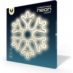 Forever dekorativní LED neon sněhová vločka bílá RTV100260 – Sleviste.cz