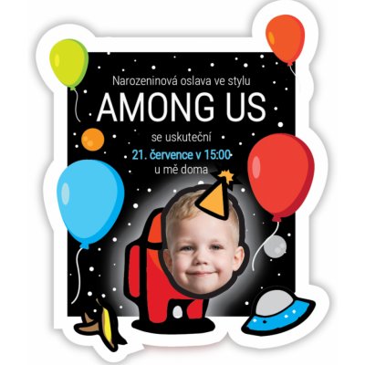 Personal Personalizované pozvánky Among Us – Hledejceny.cz