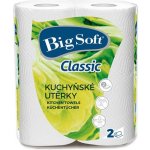 Big Soft papírové utěrky v roli Classic extra bílé 2 vrstvy 2 ks – Zboží Dáma