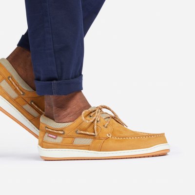 Decathlon pánské kožené boty na loď Clipper – Hledejceny.cz