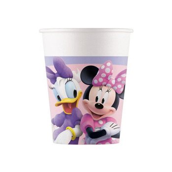 Procos Papírové kelímky Disney Minnie Mouse 200 ml