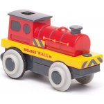 Bigjigs Rail Elektrická lokomotiva Červený silák – Zboží Mobilmania