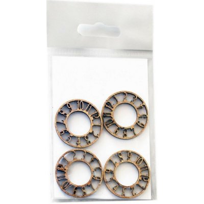 Daily ART Výřezy z HDF Arabské hodiny 4 ks 3,4 x 3,4 cm sada – Hledejceny.cz