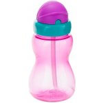 Canpol babies sportovní láhev se slámkou růžová 270 ml – Sleviste.cz