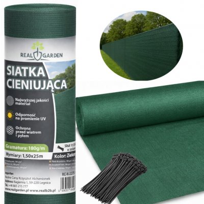 Jipos Tools Stínící síť 1,5x25m + 50 pásek, 180g zelená R2275 JIPOS – Zbozi.Blesk.cz