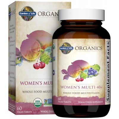 Garden of life Mykind Organics Women's Multi 40+ Multivitamín pro ženy, 60 rostlinných tablet – Hledejceny.cz