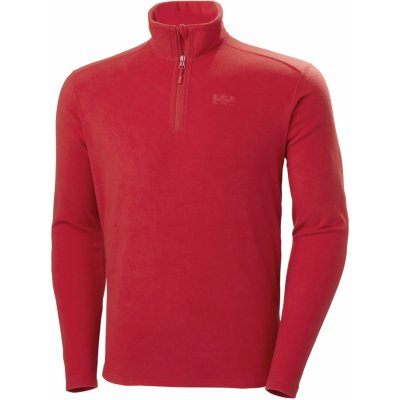 Helly Hansen Outdoorová mikina Men's Daybreaker 1/2 Zip Fleece Pullover Red