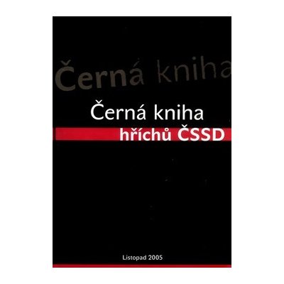 Černá kniha hříchů ČSSD – Hledejceny.cz