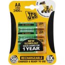 JCB RTU AA 2400mAh 4 ks JCB-HR62600RC-4B