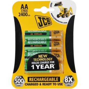 JCB RTU AA 2400mAh 4 ks JCB-HR62600RC-4B