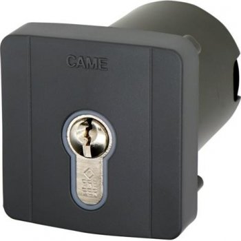 CAME SELD2FDG - klíčový spínač pro zapuštěnou montáž, 2pólový, bez aretace, pro ovládání pohonu brány a vrat