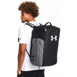 Under Armour Contain Duo MD BP Duffle Castlerock Medium Heather/Black/White 50 L – Zboží Mobilmania