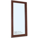 Kömmerling balkonové dveře 70 AD OS pravé ořech/ořech 80 x 200 cm jednostranná klika + madýlko + PVC rám – Hledejceny.cz