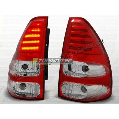 TOYOTA LAND CRUISER 120 2003-09 ZADNÍ LED LAMPY RED WHITE – Hledejceny.cz