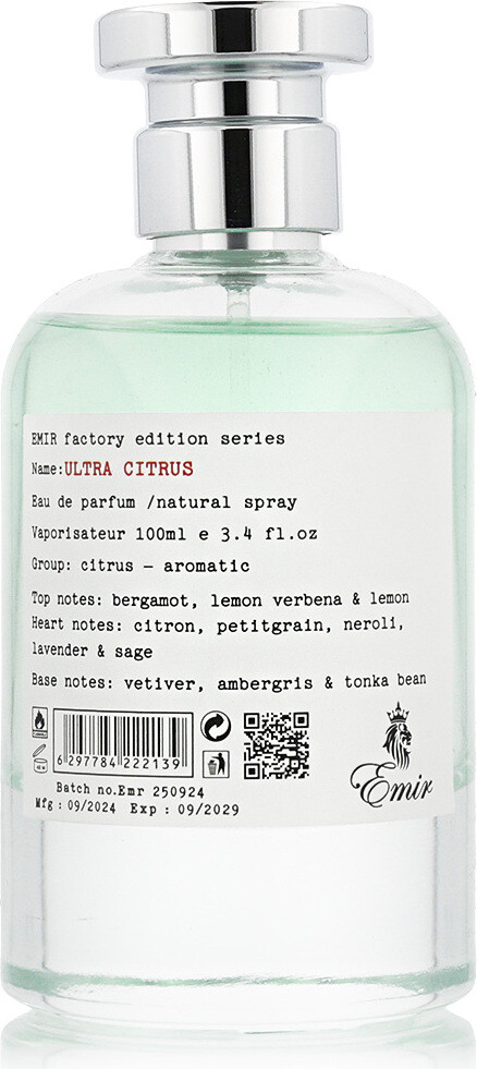 Emir Ultra Citrus Factory Edition parfémovaná voda pánská 100 ml