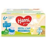 Hami Mlíčko s kaší s příchutí vanilky 4 x 250ml – Zboží Dáma