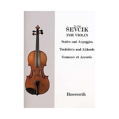 Bosworth Noty pro housle Sevcik Violin Studies Scales And Arpeggios – Zbozi.Blesk.cz