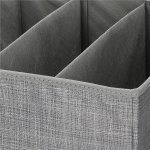 Springos Úložný box se zásuvkami 30x30x30 cm HA3018 šedý – Zboží Dáma