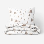 Goldea vánoční bavlna povlečení beskydy 140x200 70x90 – Zboží Dáma