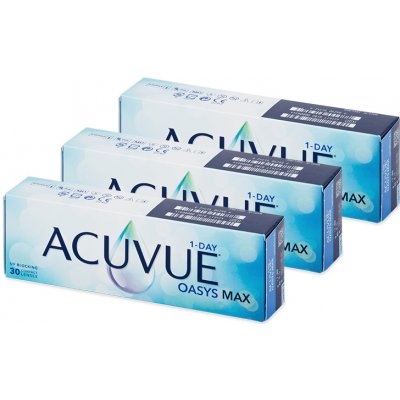 Johnson & Johnson Acuvue Oasys Max 1-Day 90 čoček – Zboží Mobilmania