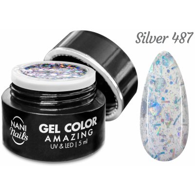 NANI UV gel Amazing Line Silver 5 ml – Zboží Dáma