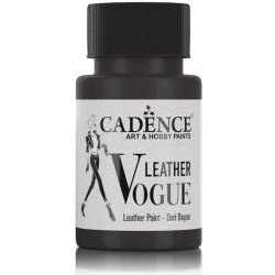 Cadence Barva na kůži Leather Vogue, 50 ml black, černá