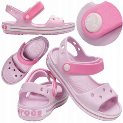 Crocs Crocband Sandal Kids 12856 růžová – Zboží Mobilmania