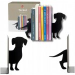 Balvi Knižní zarážky Jezevčík 27564, kov, černé – Zboží Dáma