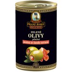 Franz Josef Kaiser Zelené olivy plněné šunkou Serrano 314 ml – Zboží Dáma