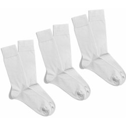 Banana Socks 3Pack ponožky Essentials Ivory Serenity White