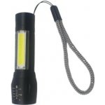 LED nabíjecí kapesní svítilna XPE 3W 120lm + COB 1W 100lm – Zboží Živě