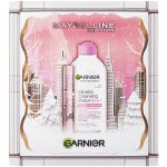 Maybelline New York Merry Christmas! řasenka 7,2 ml + Garnier Skin Naturals micelární voda pro citlivou pleť 400 ml kosmetická sada – Zboží Dáma