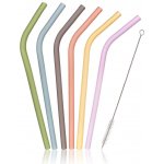 BANQUET zahnutá silikonová brčka 9 x 220 mm 1 kartáček – Zbozi.Blesk.cz